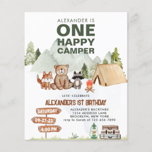 HAUSHALTSwoodland 1 Happy Camper 1. Geburtstag
