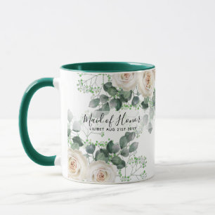 HAUSHALTSZENTRUM Brautparty gibt White ROSES Tasse
