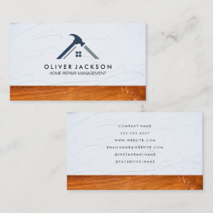 Haushammerlogo   Stucco Wood Visitenkarte
