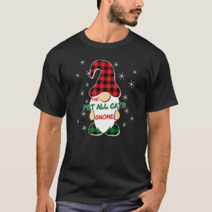 Hauskatze Gnome Buffalo Kariert Matching Family Ch T-Shirt