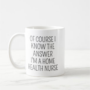 Hauskrankenpfleger Kaffeetasse/Lustiges Pfleger Ge Kaffeetasse