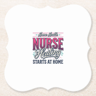 Hauskrankenpflegerin Heilung beginnt zu Hause Shir Untersetzer