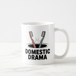 Häusliches Drama Beziehungschaos mit Humor Kaffeetasse