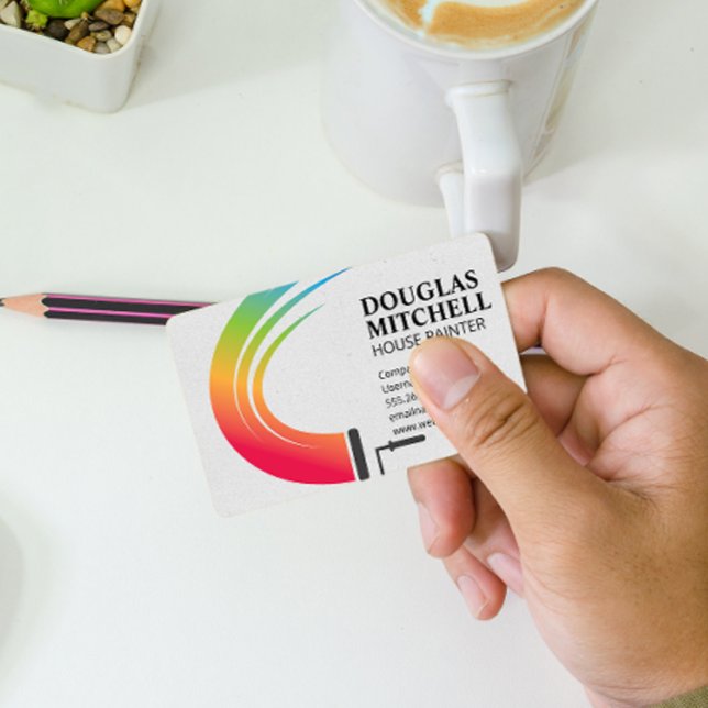 Hausmaler | Paint Roller Visitenkarte (Von Creator hochgeladen)