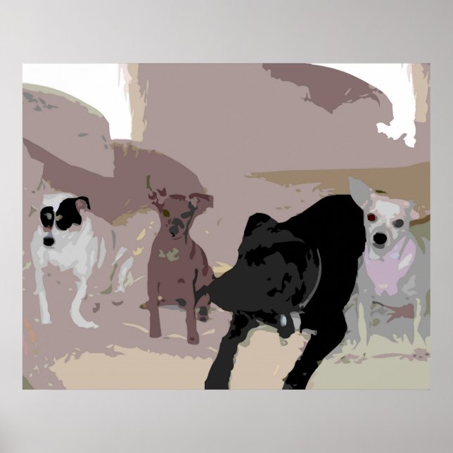 Hausmann Dogs Poster (Vorne)