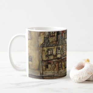 Hausmauer am Fluss durch Egon Schiele Kaffeetasse