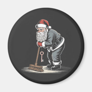 Hausmeister Claus Santa Weihnachten Hausverwalter Magnet