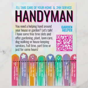 Hausmeister-Gartenservice Flyer