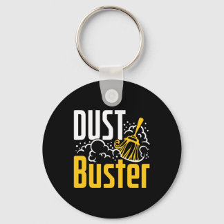 Hausmeister Reinigung Reinigung Lady Dust Buster Schlüsselanhänger