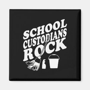 Hausmeister rocken zurück zur Schule - Hausmeister Magnet
