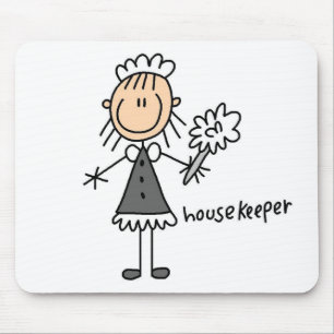 Hausmeister-Strichmännchen-Mauspad Mousepad