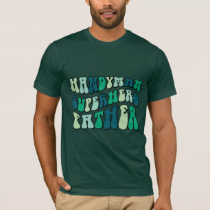 Hausmeister Superheld Vater T-Shirt