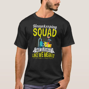 Hausmeisterin Reinigung Unternehmen T-Shirt
