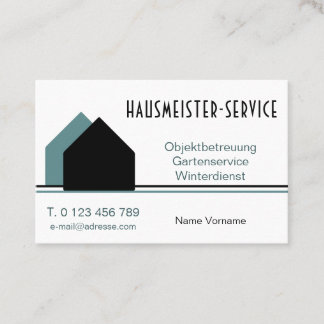 Hausmeisterservice Visitenkarte