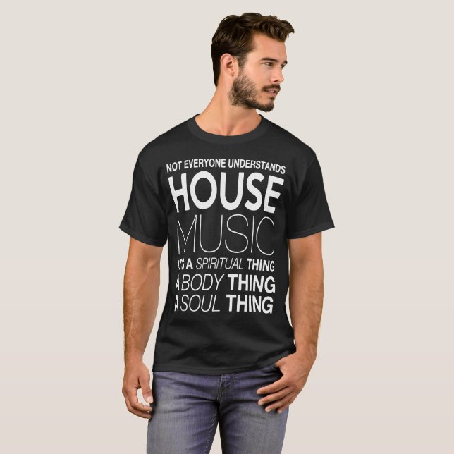 Hausmusik DJ nicht jeder versteht Haus musi T-Shirt (Vorne ganz)