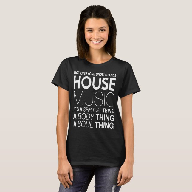 Hausmusik DJ nicht jeder versteht Haus musi T-Shirt (Vorne ganz)