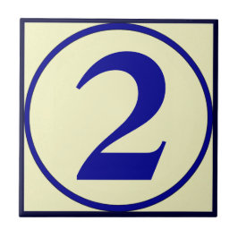 Hausnummern im französischen Stil personalisieren  Fliese