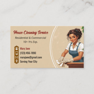Hausreinigung Business Cards Visitenkarte