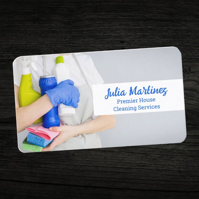 Hausreinigung Visitenkarte (House Cleaning Services Business Card)