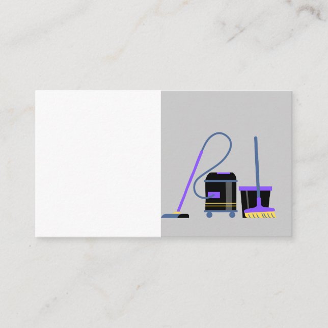 Hausreinigung Visitenkarte  (Vorderseite)