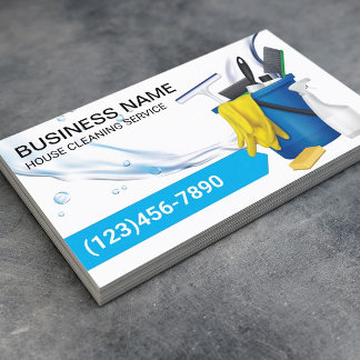 Hausreinigung Wasserströme Visitenkarte