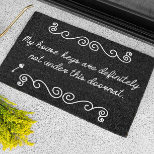 Hausschlüssel Fußmatte