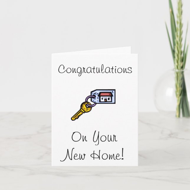 Hausschlüssel Karte (Vorderseite)