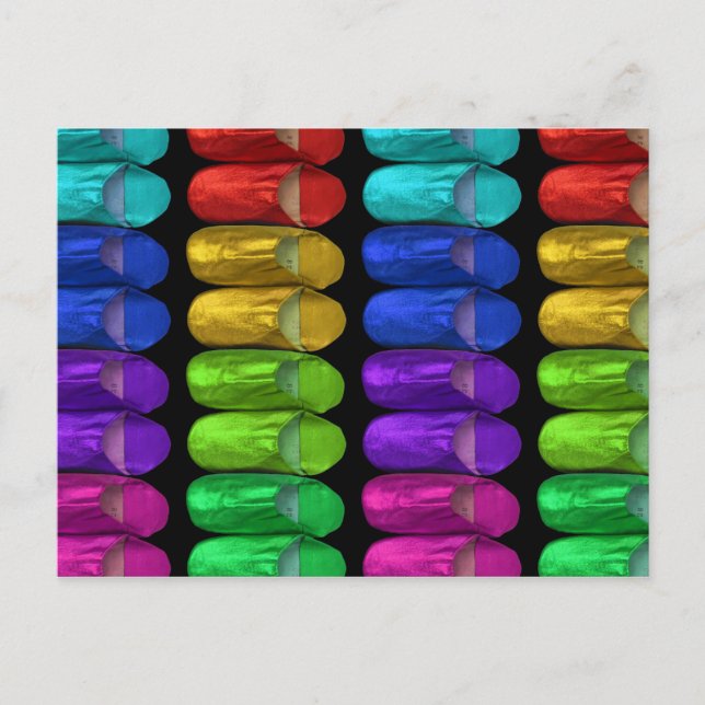 Hausschuhe Postkarte (Vorderseite)