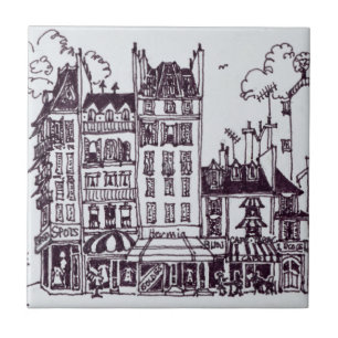 Haussmann-Architektur   Rue de Sevres Fliese