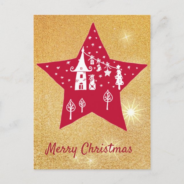 Hausstern Postkarte (Vorderseite)