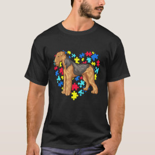 Haustier Airedale Terrier Autismus-Bewusstseinsmon T-Shirt