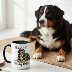 Haustier Aquarellbraun Berner Sennenhund PERSONALI Tasse
