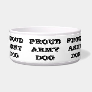 Haustier Bowl Proud Army Hund Napf
