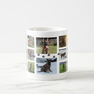 Haustier-Collagen-Foto-Tasse (rund) Kaffeetasse