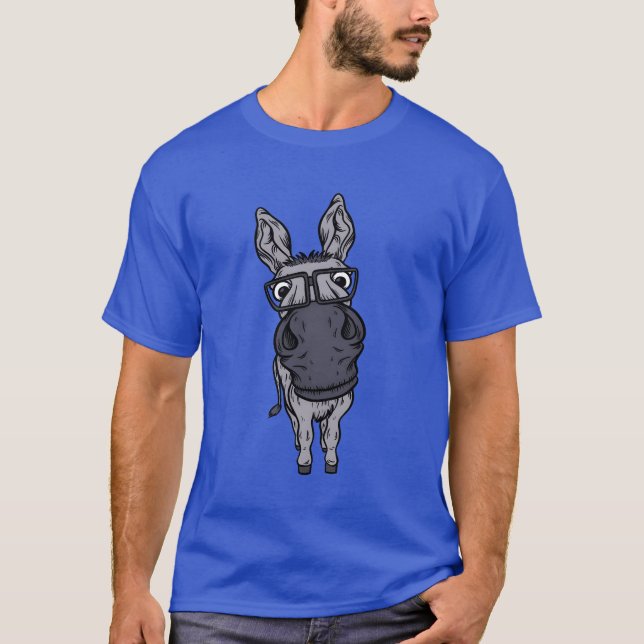 Haustier-Donkey-Farm-Pferde-Mule-Pack T-Shirt (Vorderseite)