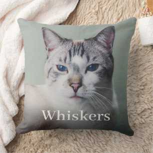 Haustier-Foto-Name Katzen-Andenken Kissen
