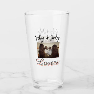Haustier Freunde beste Freunde Name Haustier Foto Glas