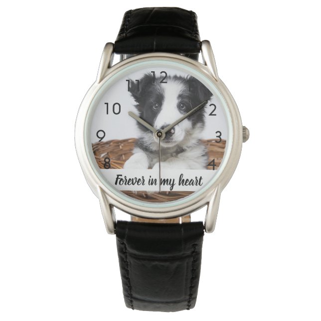 Haustier für Fotos Armbanduhr (Vorderseite)