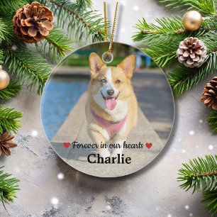 Haustier-Gedenk-Geschenk zum Verlust eines Hundes  Keramik Ornament