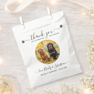Haustier Hochzeit Personalisiertes Foto Hund Lecke Geschenktütchen