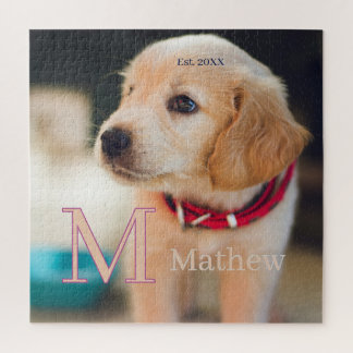 Haustier-Hund-Foto-est-Jahr-Name-Monogramm-Katze-E