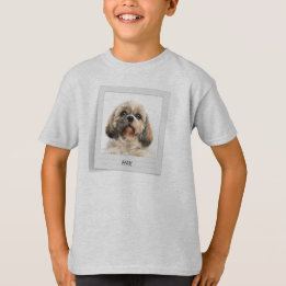 Haustier Hund Geburtstag Foto Personalisiert T-Shirt