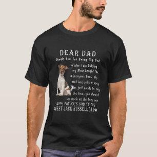 Haustier Hund Jack Russell Liebe Väter Tag Jack T-Shirt