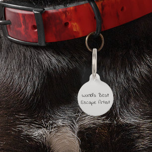 Haustier Hund Katze Lustig Humor Anpassen ID Verlo Haustiermarke