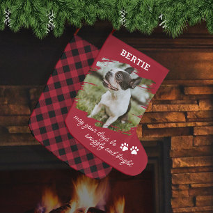 Haustier Hund oder Katze Foto Grosses Weihnachtsfe Großer Weihnachtsstrumpf