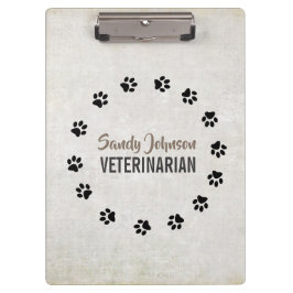 Haustier Hund VETERINARIAN Erwachsener Boarding Se Klemmbrett