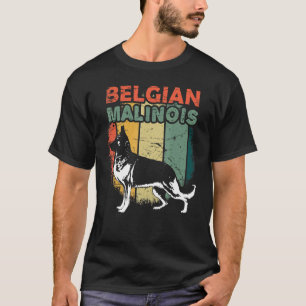 Haustier Hundebesitzer Schepherd Retro Vintag belg T-Shirt