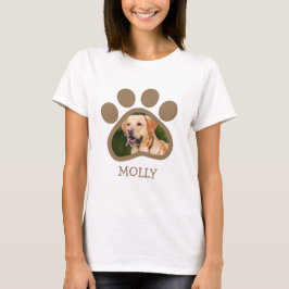 Haustier-HundeFoto-Tatzen-Druck T-Shirt