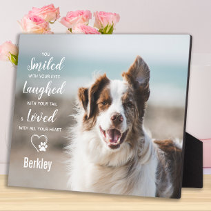 Haustier-Hundeschenk - Beileid für Haustiere Fotoplatte