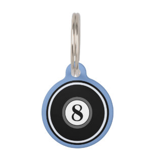 Haustier Identifikations-Umbau - Ball 8 - blaues Tiermarke